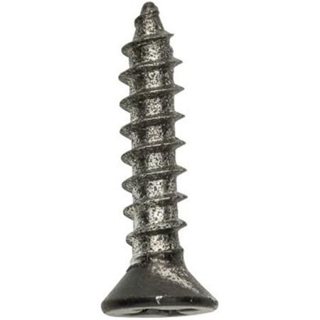 NATIONAL MFG SPECTRUM BRANDS HHI 7 x 0.75 in. Flat Phillips Flat Head Wood Screws, Black 208774